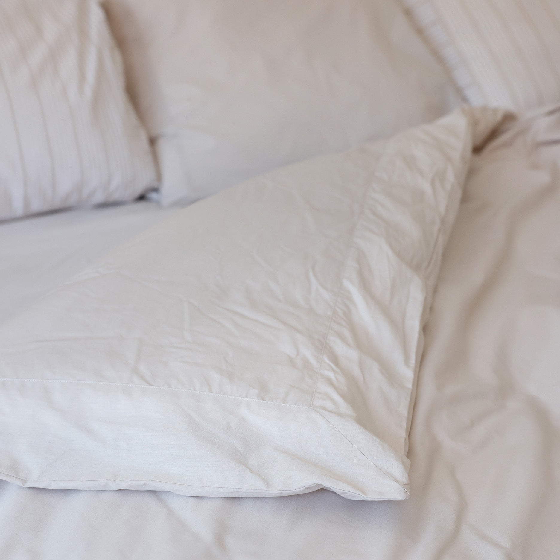 Sengetøj 140x220 cm sand/beige